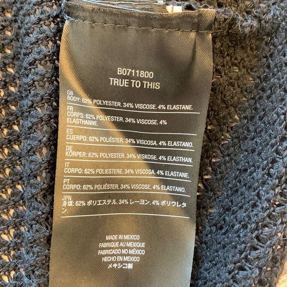 Volcom Mesh Open Cardigan • Sz XS/S - Picture 5 of 9